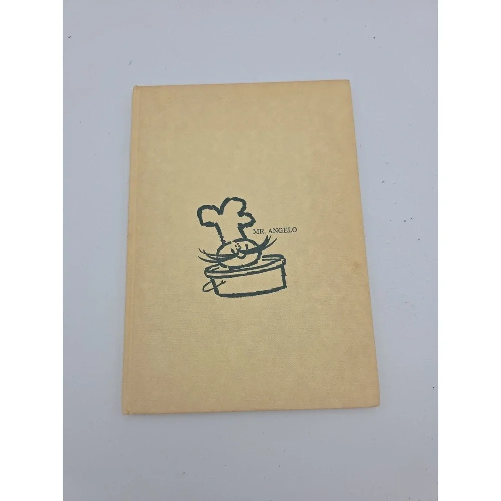 Mr. Angelo Vintage Children's Book Marjory Schwalje Abner Graboff Hardcover Chef